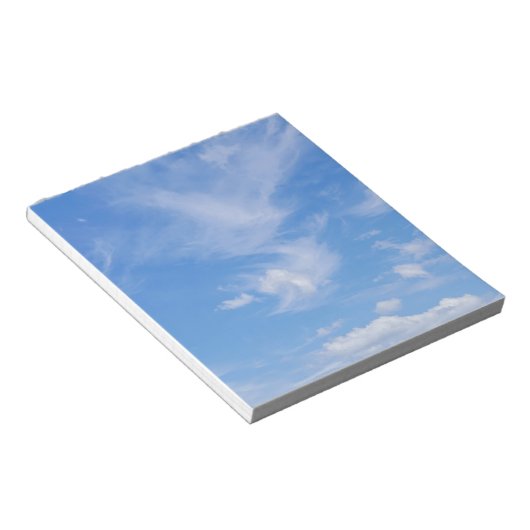 Bloc-note Blue Sky With Wispy Clouds (Incliné)