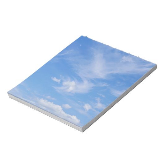 Bloc-note Blue Sky With Wispy Clouds (Tourné)