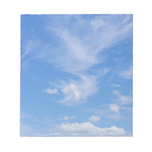 Bloc-note Blue Sky With Wispy Clouds