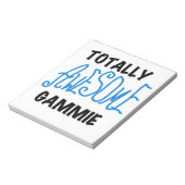 Bloc-note Blue Totalement génial Gammie Cadeaux (Tourné)