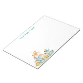 Bloc-note Blue Watercolor Cute (Incliné)