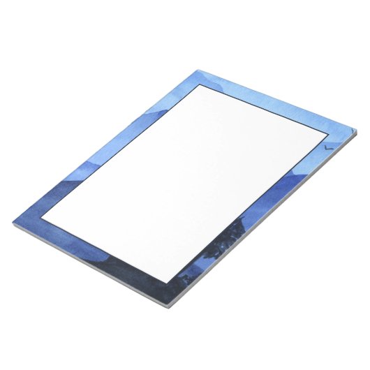 Bloc-note Blue Watercolor Mountains (Incliné)