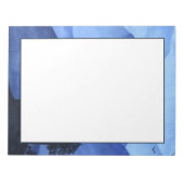 Bloc-note Blue Watercolor Mountains (Devant)