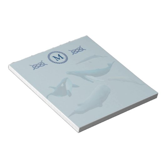 Bloc-note Blue Whales (Incliné)
