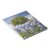 Bloc-note Bluebonnets du Texas (lupinus texensis) et chêne (Incliné)