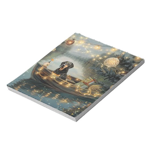 Bloc-note Bluetick Coonhound Noël Festive Voyage (Tourné)