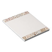 Bloc-note Blush Chic Ivoire Léopard (Incliné)