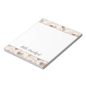 Bloc-note Blush Glitter Pink Cream Brown Hearts  (Tourné)