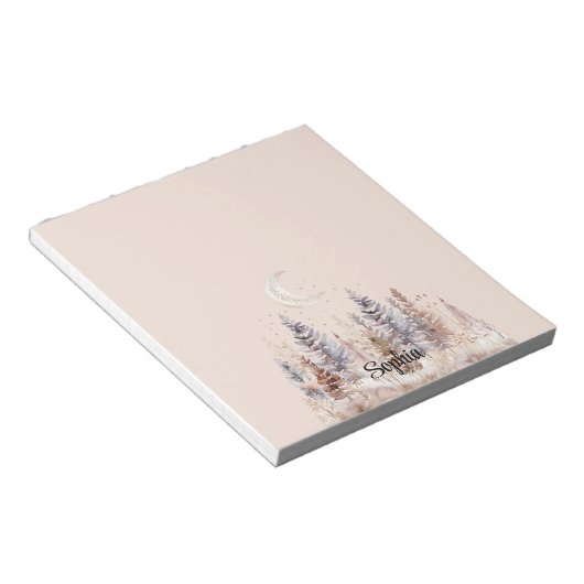 Bloc-note Blush Moon Purple Trees (Incliné)