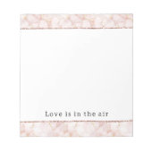 Bloc-note Blush Pink Gold Rose Petals (Devant)