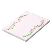 Bloc-note Blush Whimsical Fairy Flower Vines (Tourné)