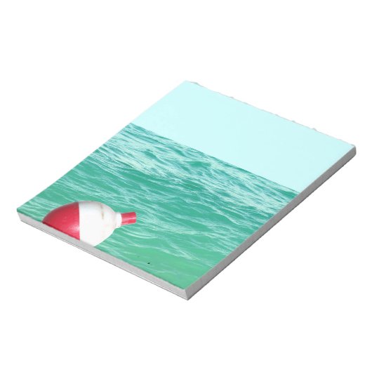 Bloc-note Bobeur de pêche dans l'eau (Tourné)