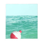 Bloc-note Bobeur de pêche dans l'eau (Devant)