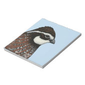 Bloc-note Bobwhite Quail Head (Tourné)