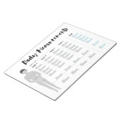 Bloc-note Body Measurements Tracker pour les hommes, 4 semai (Incliné)