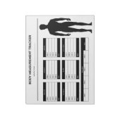 Bloc-note Body Measurements Weight Loss Diet Tracker Boy (Tourné)