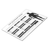 Bloc-note Body Measurements Weight Loss Diet Tracker Boy (Incliné)
