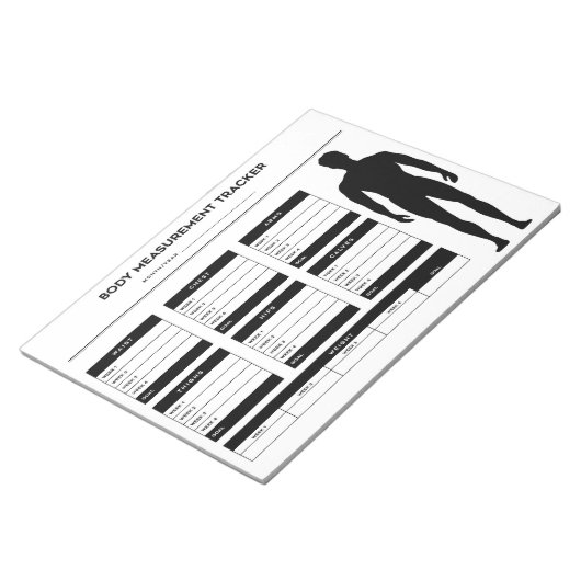 Bloc-note Body Measurements Weight Loss Diet Tracker Boy (Incliné)