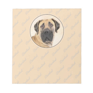 Bloc-note Boerboel Peinture - Cute Original Chien Art