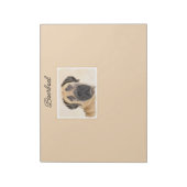 Bloc-note Boerboel Peinture - Cute Original Chien Art (Tourné)