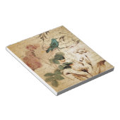 Bloc-note Bohème chic Paris Scripts oiseau français botaniqu (Incliné)