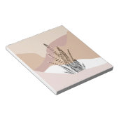 Bloc-note Boho Abstrait Moderne Succulente (Incliné)