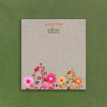Bloc-note Boho Country Floral Kraft<br><div class="desc">Pour obtenir d'autres documents marketing correspondants,  veuillez me contacter à l'adresse maurareed.designs@gmail.com. Pour plus de logos préfabriqués visitez logoevolution.co.</div>
