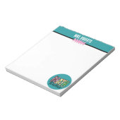 Bloc-note BOHO MATH Appréciation de l'enseignant personnalis (Tourné)