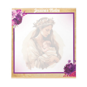 Bloc-note Boho pourpre