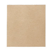 Bloc-note Boho rustique Kraft simple et élégant (Devant)