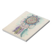 Bloc-note Boho Watercolor Mandala Dreamcatcher (Tourné)