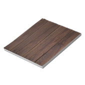 Bloc-note Bois Brown foncé rustique clôture en bois Style ch (Tourné)