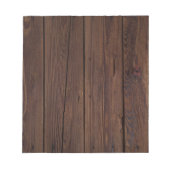 Bloc-note Bois Brown foncé rustique clôture en bois Style ch (Devant)