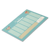 Bloc-note Boisson De Thé Cute Agenda Hebdomadaire Personnali (Incliné)