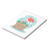 Bloc-note Boite artisanale avec décoration de Noël et chapea (Tourné)