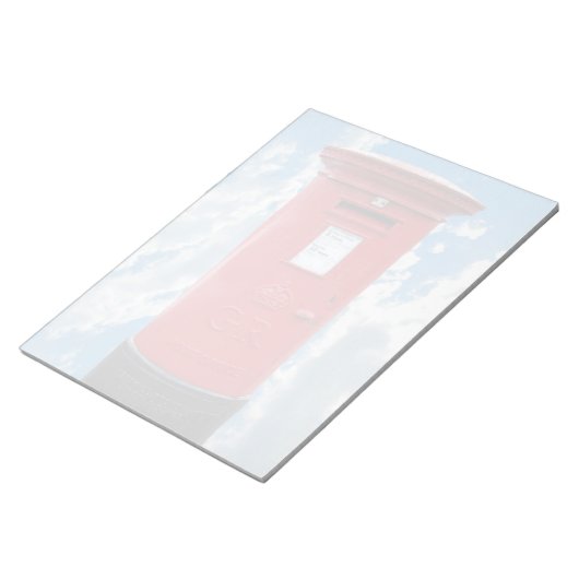 Bloc-note Boîte postale rouge (Incliné)