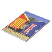 Bloc-note Boîtes de bain, Middle Brighton Beach, Port 2 (Tourné)