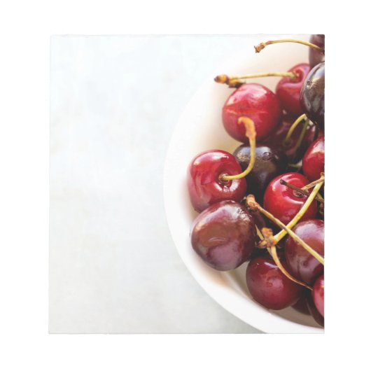 Bloc-note bol de cerises (Devant)