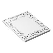 Bloc-note Bon Appetit Gourmet Chef Élégant Motif (Incliné)