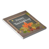 Bloc-note bon thanksgiving (Incliné)