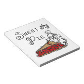 Bloc-note Bonbon comme tarte (Incliné)