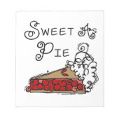 Bloc-note Bonbon comme tarte (Devant)