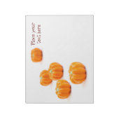 Bloc-note Bonbons citrouilles d'Halloween (Tourné)