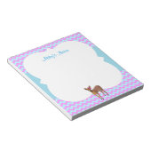 Bloc-note Bonbons en coton Chevron Deer Personnalisé (Incliné)