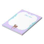 Bloc-note Bonbons en coton Chevron Deer Personnalisé (Tourné)