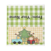 Bloc-note Bonbons ou gâteaux de vacances Sac Topper (Devant)