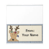 Bloc-note Bonbons ou gâteaux de vacances Sac Topper (Devant)