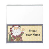 Bloc-note Bonbons ou gâteaux de vacances Sac Topper (Devant)