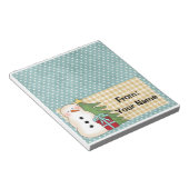 Bloc-note Bonbons ou gâteaux de vacances Sac Topper (Incliné)