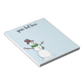Bloc-note Bonhomme de neige (Incliné)